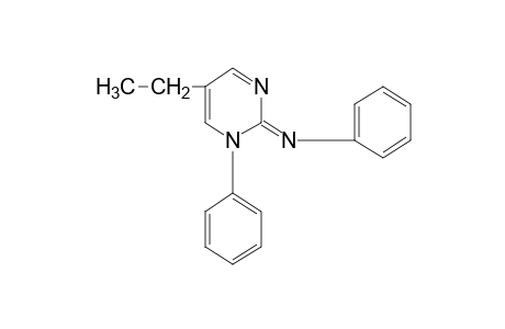 1,2-DIHYDRO-5-ETHYL-1-PHENYL-2-(PHENYLIMINO)PYRIMIDINE