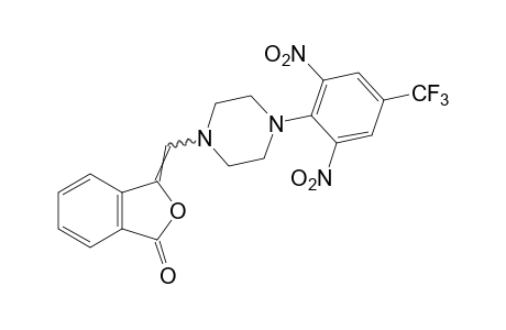 3-{[4-(2,6-DINITRO-alpha,alpha,alpha-TRIFLUORO-p-TOLYL)-1-PIPERAZINYL]METHYLENE}PHTHALIDE