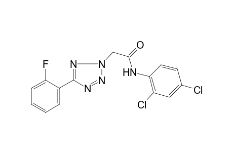 N-(2,4-dichlorophenyl)-2-[5-(2-fluorophenyl)-2H-tetraazol-2-yl]acetamide