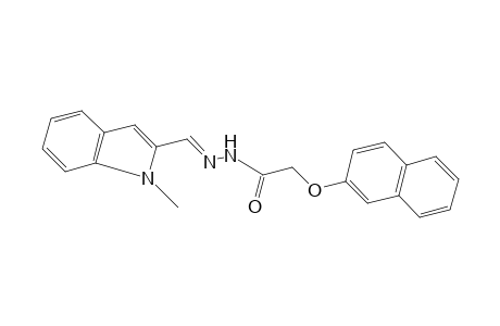 (2-NAPHTHYLOXY)ACETIC ACID, [(1-METHYLINDOL-2-YL)METHYLENE]HYDRAZIDE