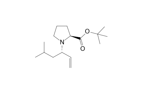 t-Butyl N-((S)-5-Methylhex-1-en-3-yl)-L-prolinate