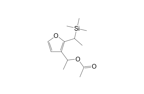 3-[1-(Acetoxyethyl)]-2-[1-(trimethylsilyl)ethyl]furan isomer