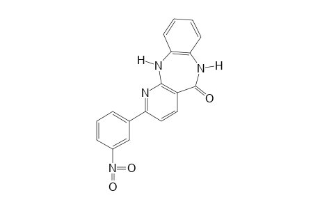 6,11-dihydro-2-(m-nitrophenyl)-5H-pyrido[2,3-b][1,5]benzodiazepin-5-one