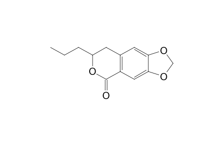 (+/-)-3-N-PROPYL-6,7-(METHYLENEDIOXY)-3,4-DIHYDROISOCOUMARIN