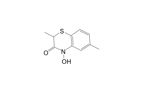 2H-1,4-Benzothiazin-3(4H)-one, 4-hydroxy-2,6-dimethyl-