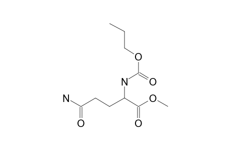 L-Glutamine, N-(N-propyloxycarbonyl)-, methyl ester