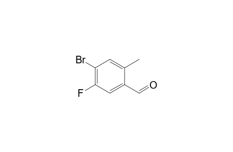 4-Bromo-5-fluoro-2-methylbenzaldehyde