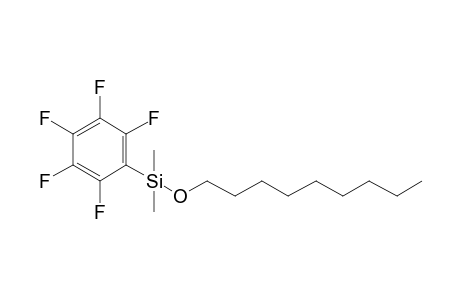 1-Dimethyl(pentafluorophenyl)silyloxynonane