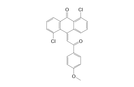 (E)-1,5-Dichloro-10-(2-oxo-2-(4-methoxyphenyl)ethylidene)-10H-anthracen-9-one