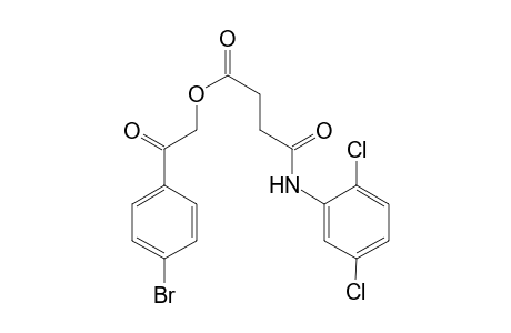 Butanoic acid, 4-[(2,5-dichlorophenyl)amino]-4-oxo-, 2-(4-bromophenyl)-2-oxoethyl ester