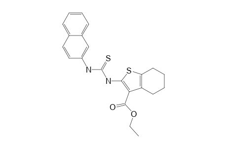 Ethyl 2-(3-(naphthalen-2-yl)thioureido)-4,5,6,7-tetrahydrobenzo[b]thiophene-3-carboxylate