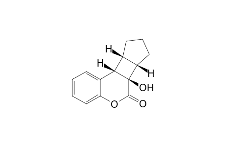 (+-)-(6a.alpha.,6b.alpha.,9a.alpha.,9b.alpha.)-6a,6b,7,8,9a,9b-hexahydro-6a-hydroxy-9H-cyclopenta[3,4]cyclobuta[1,2-c][1]benzofuran-6-one