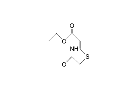 2-(Ethoxycarbonyl-trans-methylidene)-thiazolidinone-4