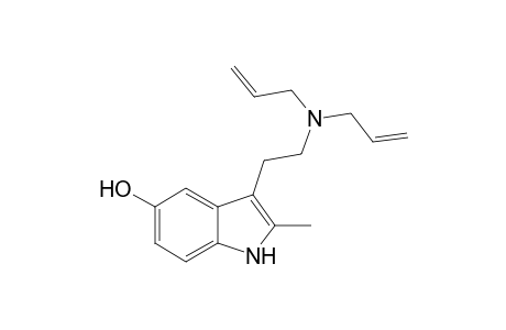 5-MeO-2-Me-DALT-M (O-demethyl-) MS2