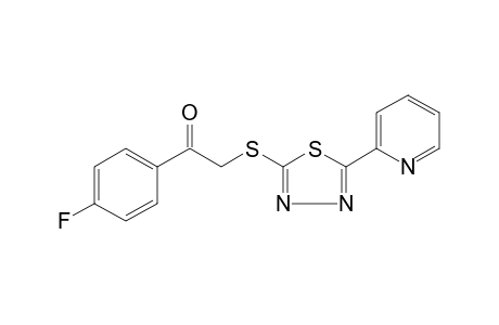 4'-fluoro-2-{[5-(2-pyridyl)-1,3,4-thiadiazol-2-yl]thio}acetophenone