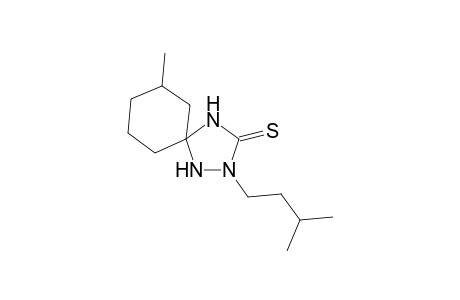 2-isopentyl-7-methyl-1,2,4-triazaspiro[4.5]decane-3-thione