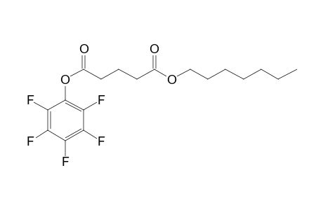 Glutaric acid, heptyl pentafluorophenyl ester