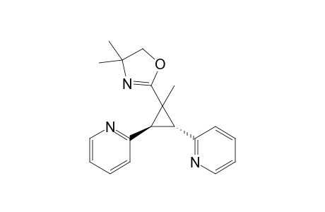 (2R*,3R*)-1-Methyl-1-(4,4-dimethyl-2-oxazolin-2-yl)-trans-2,3-bis(2-pyridyl)cyclopropane