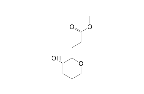 Methyl 3-(3-hydroxytetrahydro-2H-pyran-2-yl)propanoate