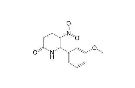 6-(3-Methoxy-phenyl)-5-nitro-piperidin-2-one