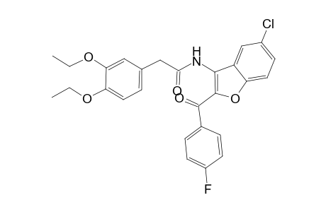 benzeneacetamide, N-[5-chloro-2-(4-fluorobenzoyl)-3-benzofuranyl]-3,4-diethoxy-