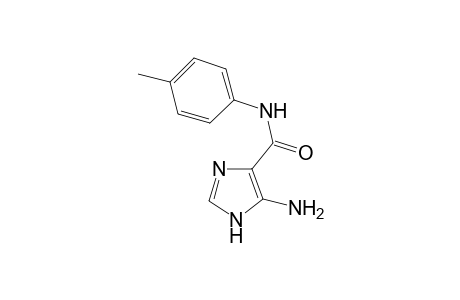 Imidazole-4-carboxamide, N-(4-tolyl)-5-amino-