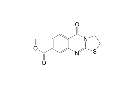 5H-Thiazolo[2,3-b]quinazoline-8-carboxylic acid, 2,3-dihydro-5-oxo-, methyl ester