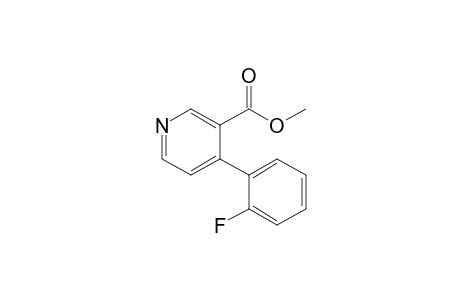 4-(2-fluorophenyl)-3-pyridinecarboxylic acid methyl ester