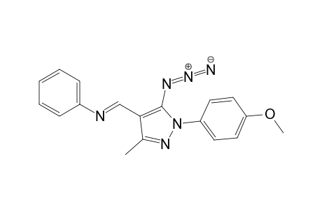 5-AZIDO-1-(PARA-METHOXYPHENYL)-3-METHYL-4-(N-PHENYLIMINOMETHYL)-PYRAZOLE