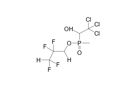 1,1,3-TRIHYDROTETRAFLUOROPROPYL METHYL(1-HYDROXY-2,2,2-TRICHLOROETHYL)PHOSPHINATE