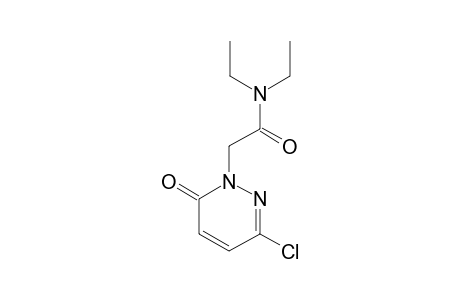 3-chloro-N,N-diethyl-6-oxo-1(6H)-pyridazineacetamide