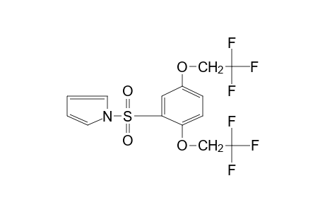 1-{[2,5-bis(2,2,2-trifluoroethoxy)phenyl]sulfonyl}pyrrole