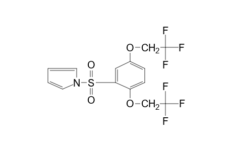 1-{[2,5-bis(2,2,2-trifluoroethoxy)phenyl]sulfonyl}pyrrole