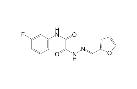 N-(3-Fluorophenyl)-2-[(2E)-2-(2-furylmethylene)hydrazino]-2-oxoacetamide