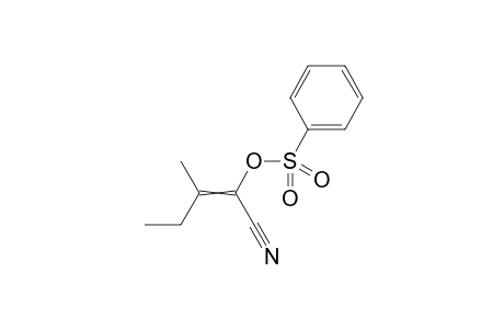 1-Cyano-2-methyl-1-butenyl benzenesulfonate