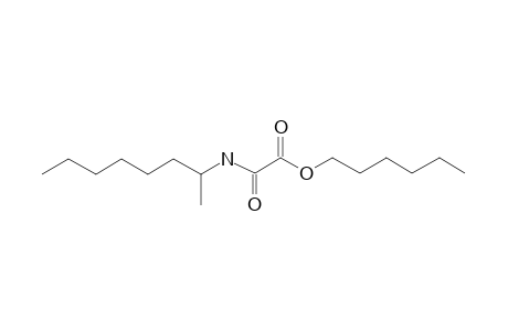 Oxalic acid, monoamide, N-(2-octyl)-, hexyl ester