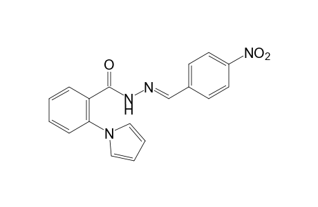 o-Pyrrol-1-ylbenzoic acid, (m-nitrobenzylidene)hydrazine