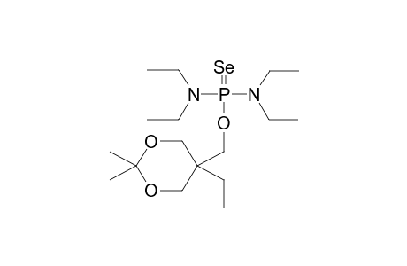 2,2-ISOPROPYLIDENEDI(HYDROXYMETHYL)BUTAN-1-OL,BIS(DIETHYLAMIDO)SELENOPHOSPHATE