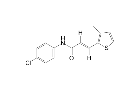 trans-4'-chloro-3-methyl-2-thiopheneacrylanilide