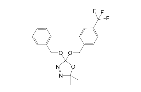 5,5-Dimethyl-2-benzyloxy-2-{[4'-trifluoromethyl)phenyl]methoxy}-1,3,4-oxadiazoline