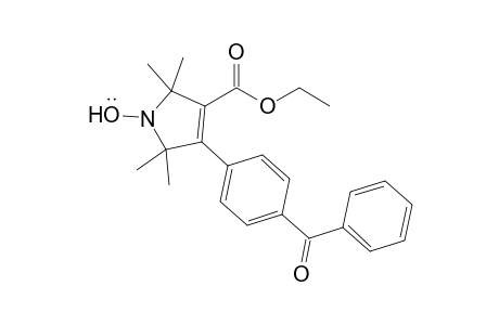 4-(4-Benzoylphenyl)-3-carbethoxy-2,2,5,5-tetramethyl-2,5-dihydro-1H-pyrrol-1-yloxyl radical