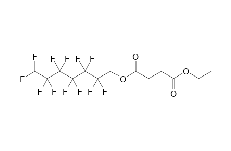 Succinic acid, 2,2,3,3,4,4,5,5,6,6,7,7-dodecafluoroheptyl ethyl ester
