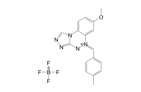 (5Z)-7-METHOXY-5-(4-METHYLBENZYLIDENE)-4,5-DIHYDRO-[1,2,4]-TRIAZOLO-[3,4-C]-[1,2,4]-BENZOTRIAZIN-5-IUM-TETRAFLUOROBORATE