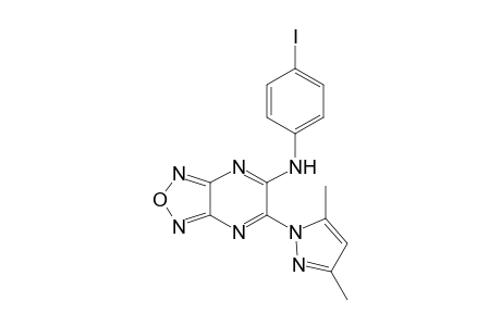 5-(3,5-dimethyl-1-pyrazolyl)-N-(4-iodophenyl)-[1,2,5]oxadiazolo[3,4-b]pyrazin-6-amine