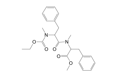 phe-phe, N,N'-Dimethyl-N-ethoxycarbonyl-, methyl ester (isomer 2)