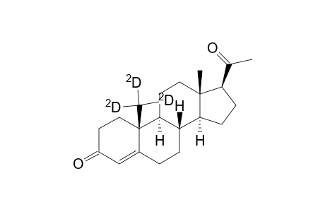 Pregn-4-ene-3,20-dione-19,19,19-d3