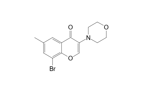 3-Morpholino-8-bromo-6-methyl-4(4H)-chromome