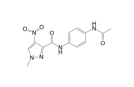 N-[4-(Acetylamino)phenyl]-1-methyl-4-nitro-1H-pyrazole-3-carboxamide