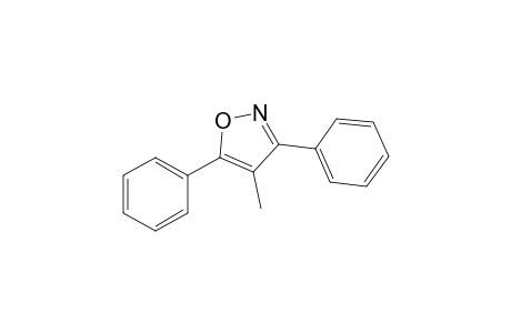 4-Methyl-3,5-diphenyl-1,2-oxazole