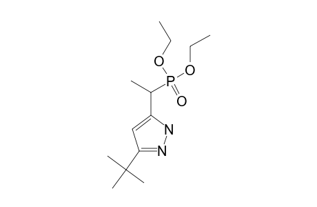 DIETHYL-1-(3-TERT.-BUTYLPYRAZOL-5-YL)-ETHYLPHOSPHONATE